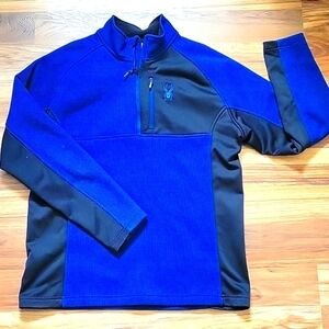 Spyder Mens Quarter Zip Sweater. XL.